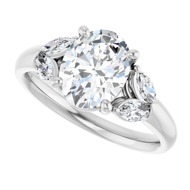 Accented Engagement Ring