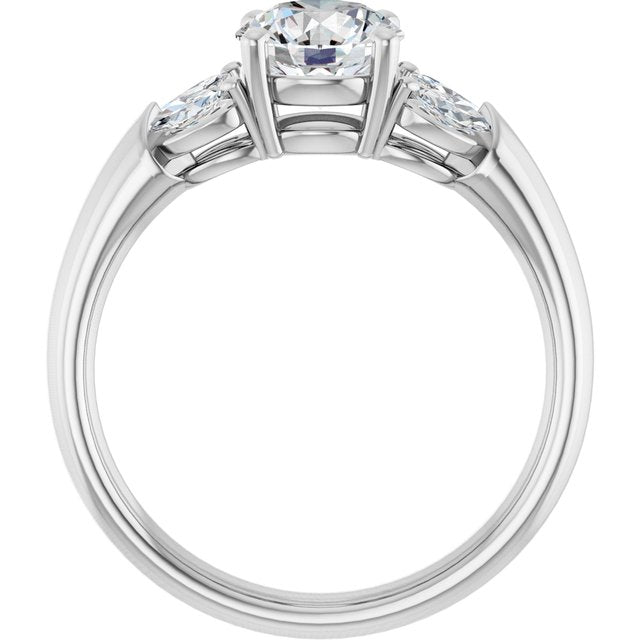 Accented Engagement Ring