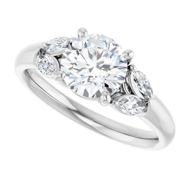 Accented Engagement Ring