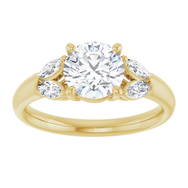 Accented Engagement Ring