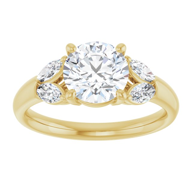 Accented Engagement Ring