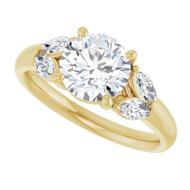Accented Engagement Ring