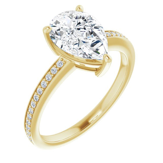 Accented Engagement Ring