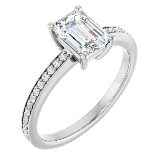 Accented Engagement Ring