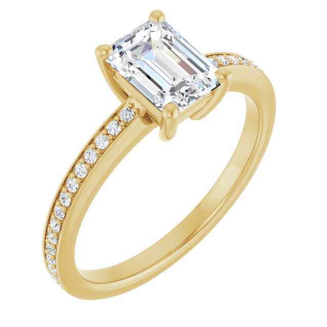 Accented Engagement Ring