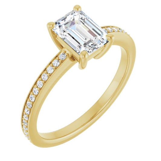 Accented Engagement Ring