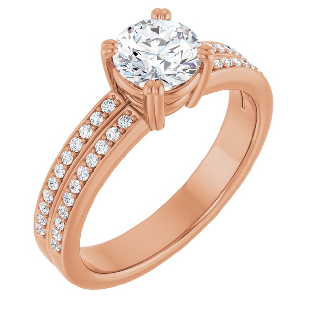 Accented Engagement Ring