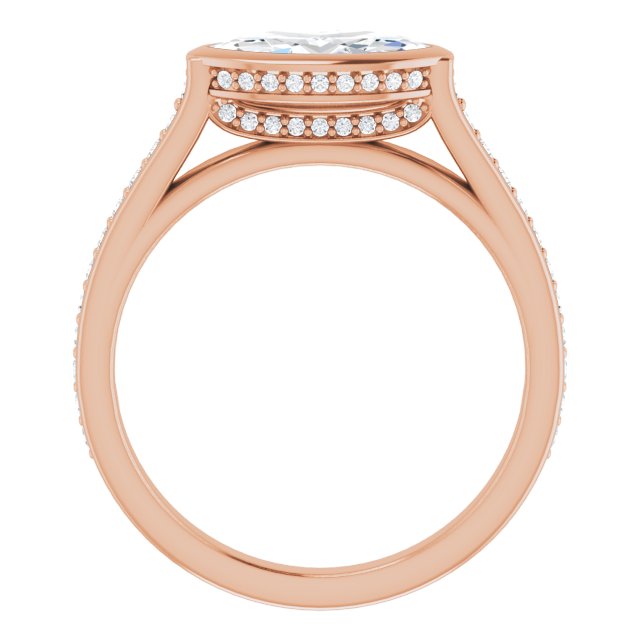 Bezel-Set Engagement Ring