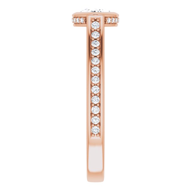 Bezel-Set Engagement Ring