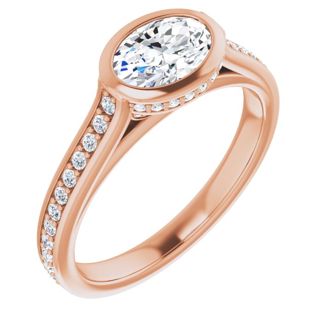 Bezel-Set Engagement Ring