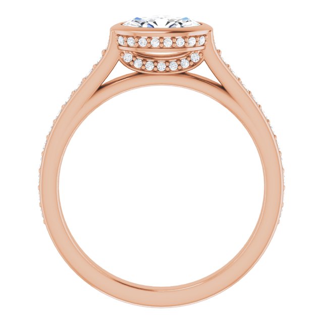 Bezel-Set Engagement Ring