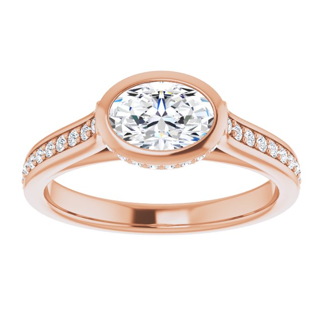 Bezel-Set Engagement Ring