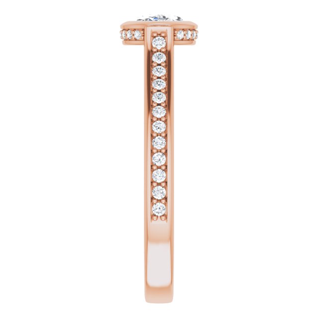 Bezel-Set Engagement Ring