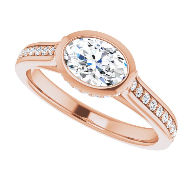 Bezel-Set Engagement Ring