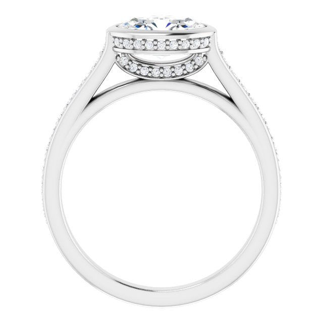 Bezel-Set Engagement Ring