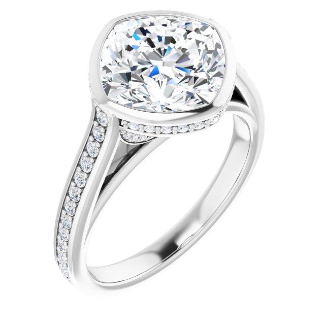 Bezel-Set Engagement Ring
