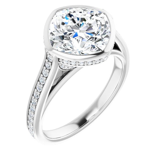 Bezel-Set Engagement Ring