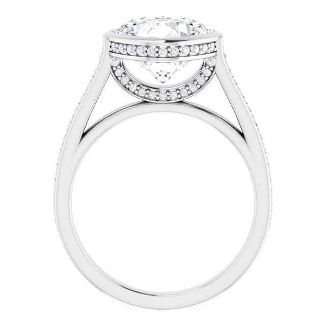 Bezel-Set Engagement Ring