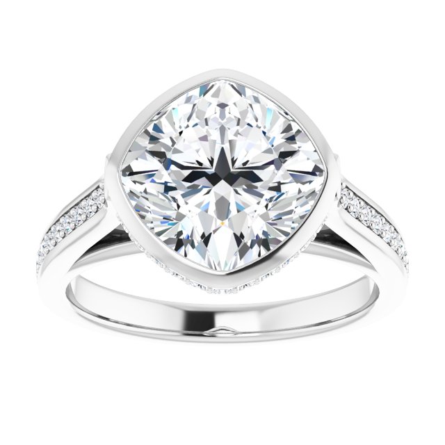 Bezel-Set Engagement Ring