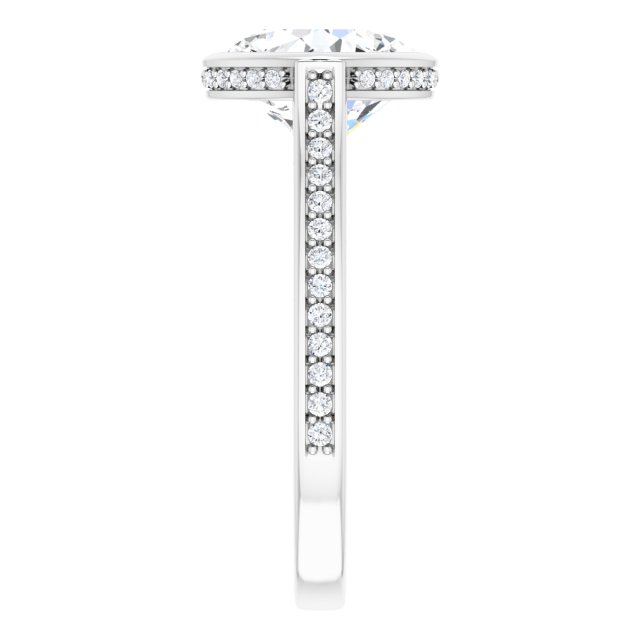 Bezel-Set Engagement Ring