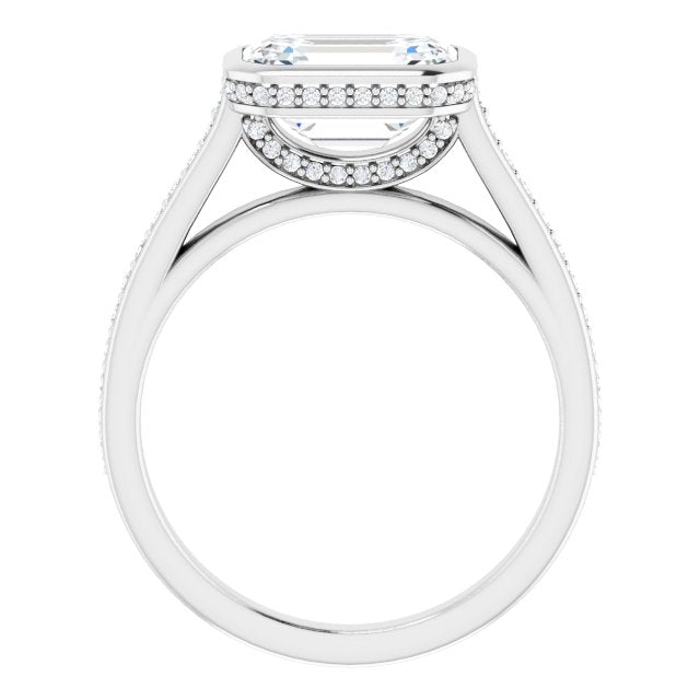 Bezel-Set Engagement Ring