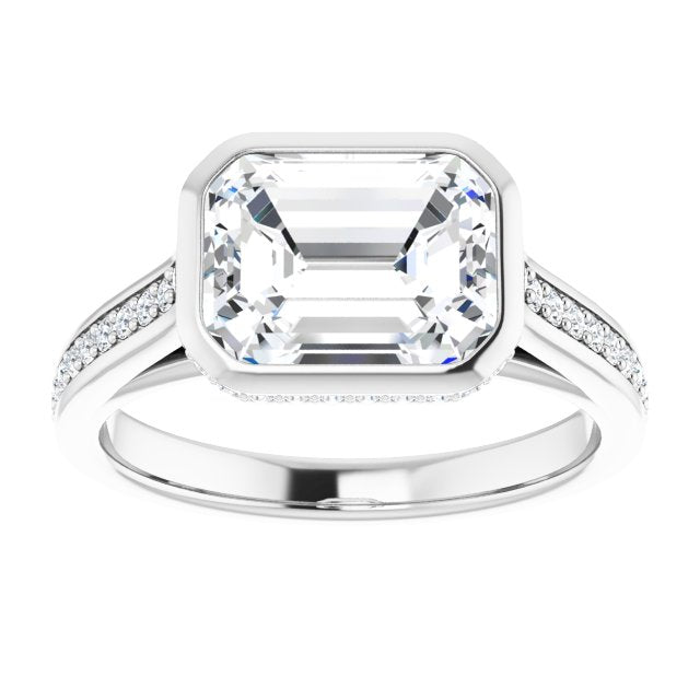 Bezel-Set Engagement Ring