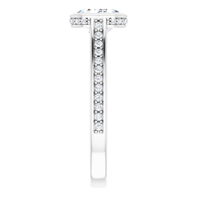 Bezel-Set Engagement Ring
