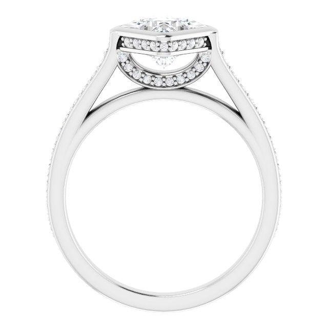 Bezel-Set Engagement Ring