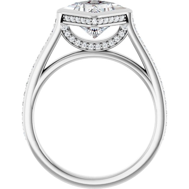 Bezel-Set Engagement Ring