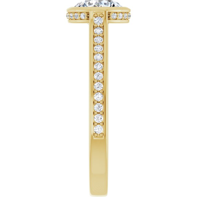 Bezel-Set Engagement Ring