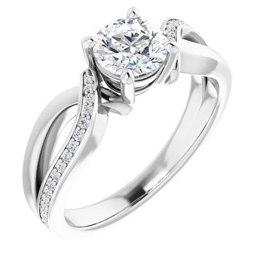 Accented Engagement Ring