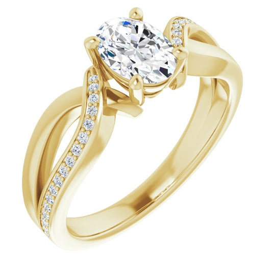 Accented Engagement Ring
