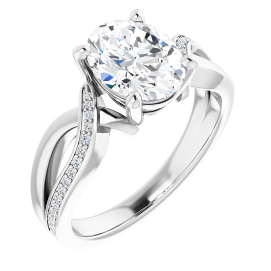 Accented Engagement Ring