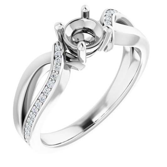Accented Engagement Ring