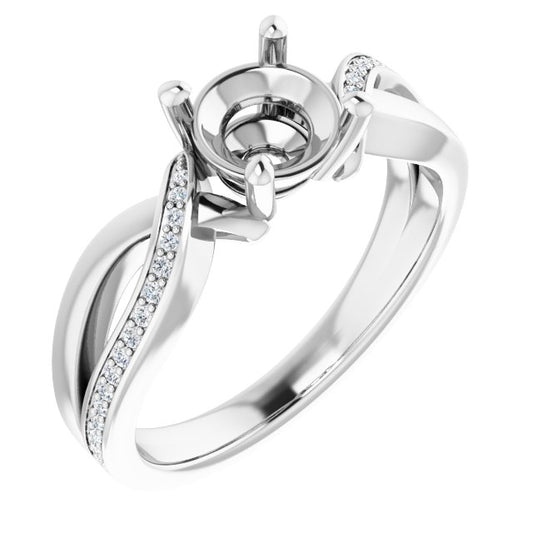 Accented Engagement Ring