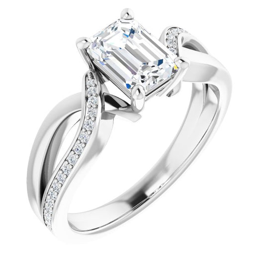 Accented Engagement Ring