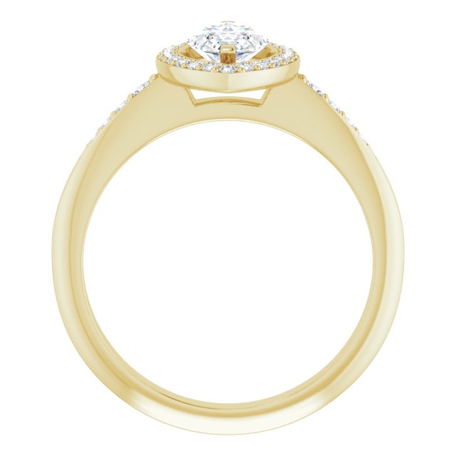 Halo-Style Engagement Ring