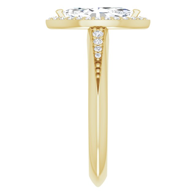 Halo-Style Engagement Ring
