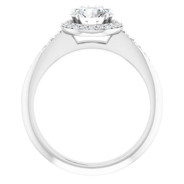 Halo-Style Engagement Ring