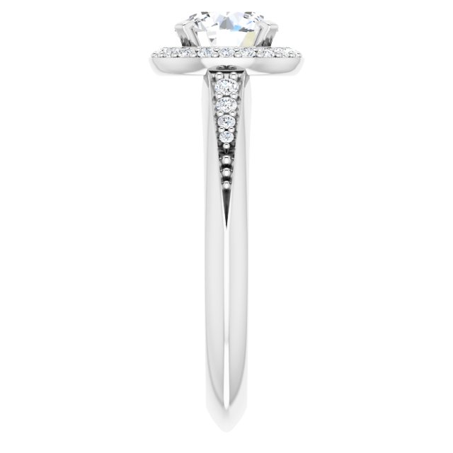Halo-Style Engagement Ring
