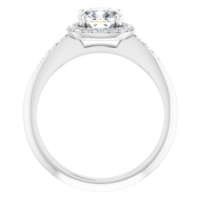 Halo-Style Engagement Ring