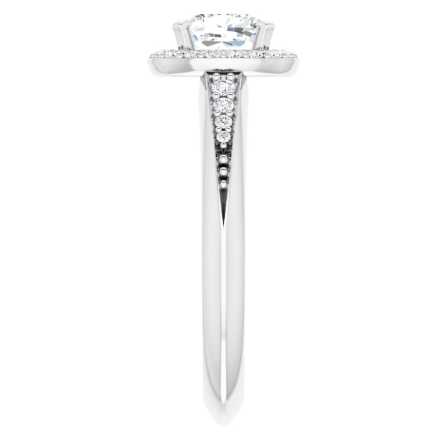 Halo-Style Engagement Ring
