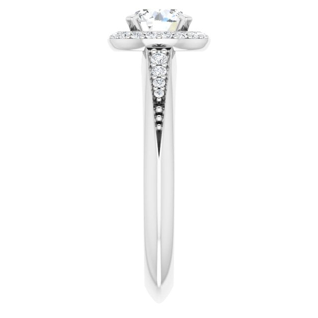 Halo-Style Engagement Ring