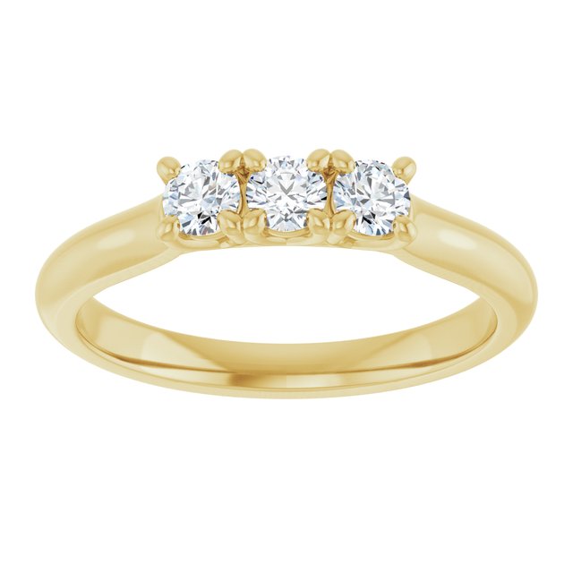 Three-Stone Anniversary Band