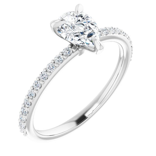 Accented Engagement Ring