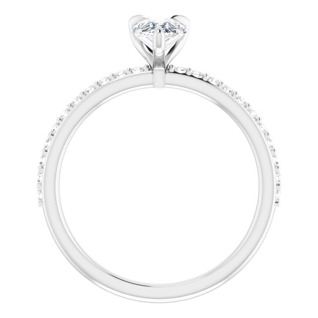 Accented Engagement Ring