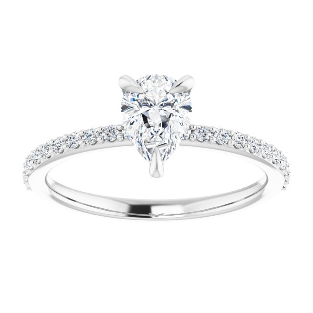 Accented Engagement Ring