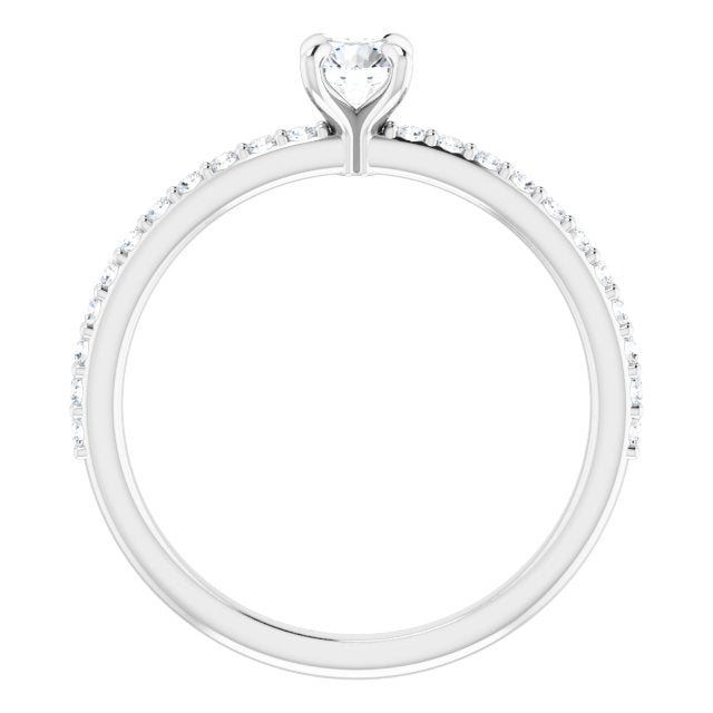 Accented Engagement Ring