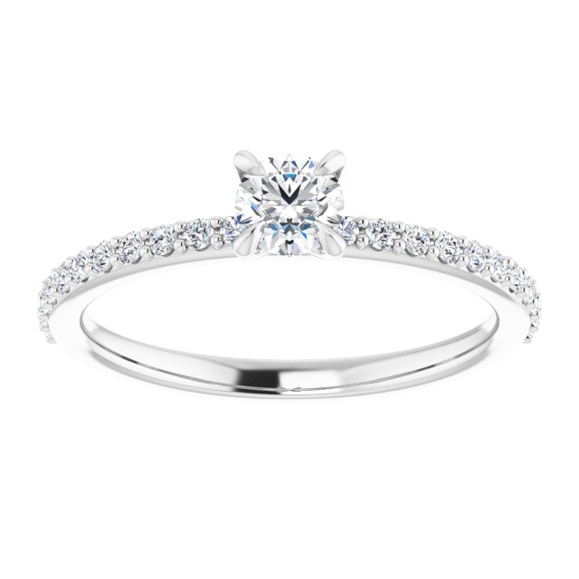 Accented Engagement Ring
