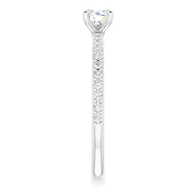 Accented Engagement Ring